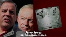 Dallas Cowboys Jerry Jones -- Defends Chris Christie ... Hes Part of Our Mojo