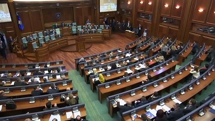 Tear Gas in Kosovo Parliament