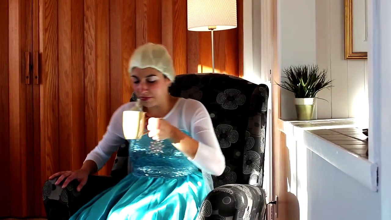 Spiderman is Frozen by Elsa When She Fights Off Venom In Real Life. Features Batman