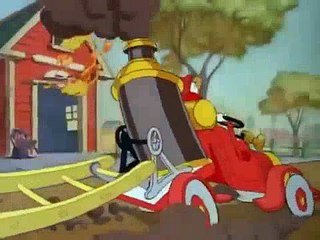 Donald Duck fire chief  Old Cartoons