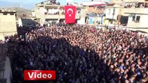 Şehit ve kızı son yolculuklarına uğurlandı