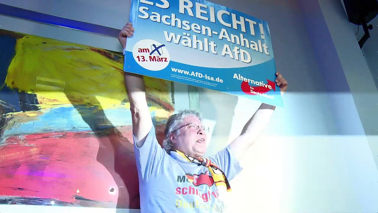 AfD in drei Bundesländern zweistellig