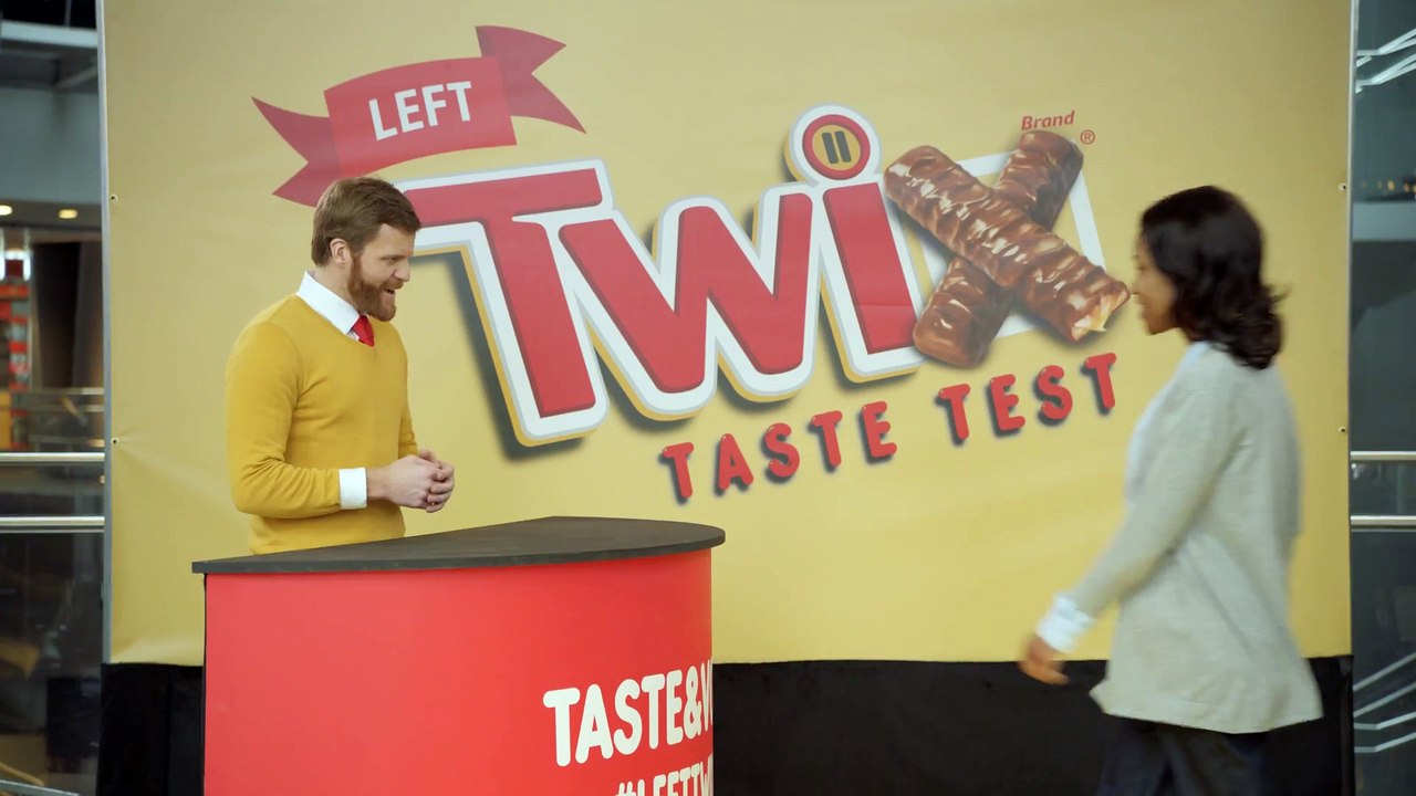 Affrontement Twix droit vs Twix gauche - Le test du goût