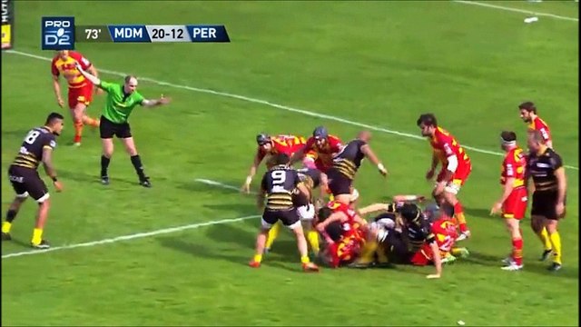 SITE OFFICIEL STADE MONTOIS RUGBY - ESSAI 3 J. CABANNES - SMR vs USAP