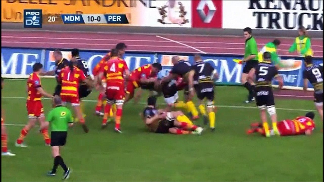 SITE OFFICIEL STADE MONTOIS RUGBY - ESSAI 2 S. TOKULA - SMR vs USAP