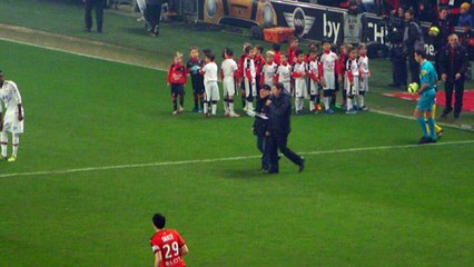 13/03/16 : SRFC-OL : coup d'envoi Michel Le Milinaire