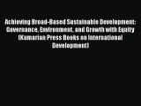 [PDF] Achieving Broad-Based Sustainable Development: Governance Environment and Growth with