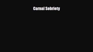 Download ‪Carnal Sobriety‬ PDF Free