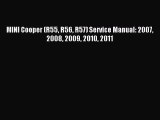 Read MINI Cooper (R55 R56 R57) Service Manual: 2007 2008 2009 2010 2011 PDF Online