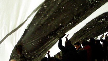 13/03/16 : SRFC-OL : sous le tifo du RCK
