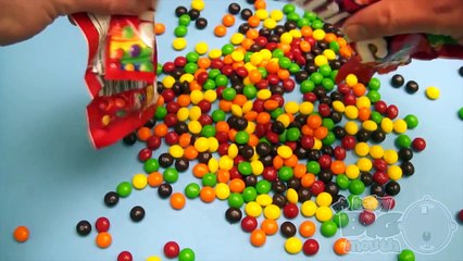 New Learn Colours with Surprise Eggs and a Skittles Rainbow! Lesson 5