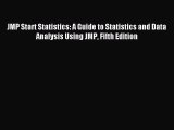 Download JMP Start Statistics: A Guide to Statistics and Data Analysis Using JMP Fifth Edition