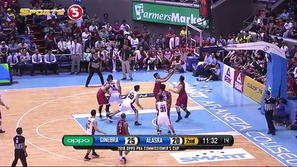 ALASKA VS GINEBRA - Q2   Commissioners Cup 2016