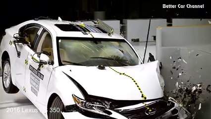 Thử nghiệm va chạm trước của Lexus ES 350 2016 và Audi A6 2016