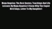 Read Maya Angelou: The Best Quotes Teachings And Life Lessons By Maya Angelou (I Know Why The