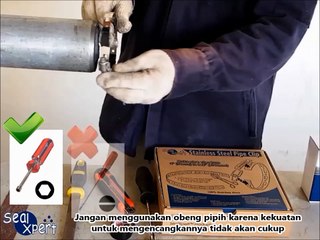 Komposit perbaikan kebocoran pipa menggunakan Teflon tape untuk uap dan korosif bahan kimia