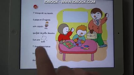 T'Choupi (TChoupi) à l'école livre interactif  Dessins Animés T'choupi