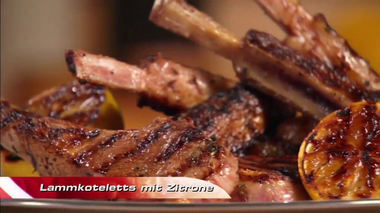 Lammkoteletts mit Zitrone