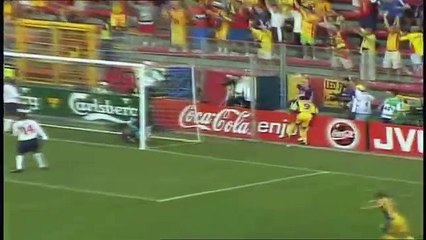 اهداف مباراة رومانيا و انجلترا 3-2 يورو 2000