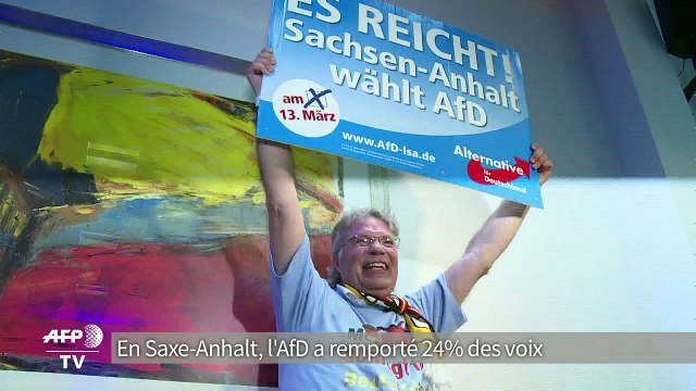 L'extrême droite allemande célèbre ses victoires lors de scrutins régionaux