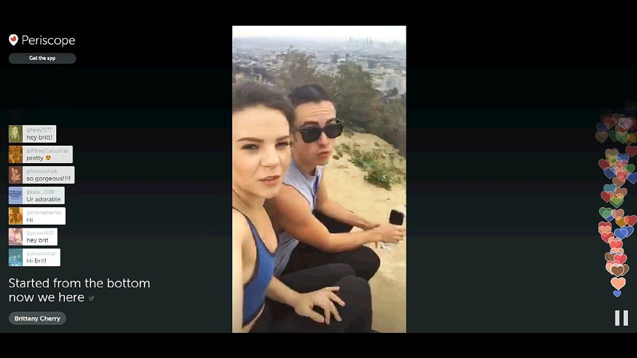 (periscope) Brittany Cherry (w/Dylan Chambers) - March 11, 2016