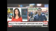 CNN coverage of Darren Wilson rally and organizer statement Aug 23 2014