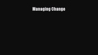 Download Managing Change PDF Free