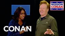 Michelle Obama & Conan Join Forces For Military Families - CONAN on TBS