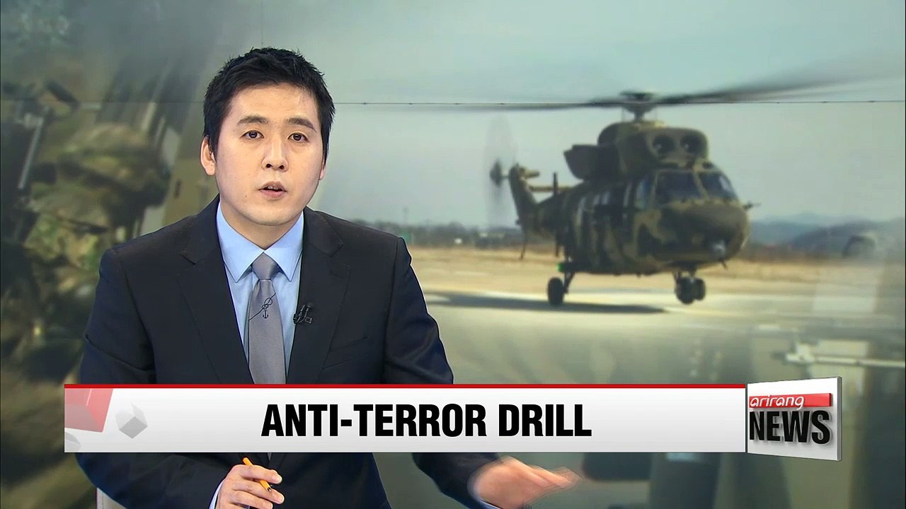 S. Korean Special Forces conduct anti-terrorism drill