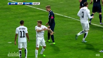 Магия футбола: игрок "Зари" забил ударом с углового