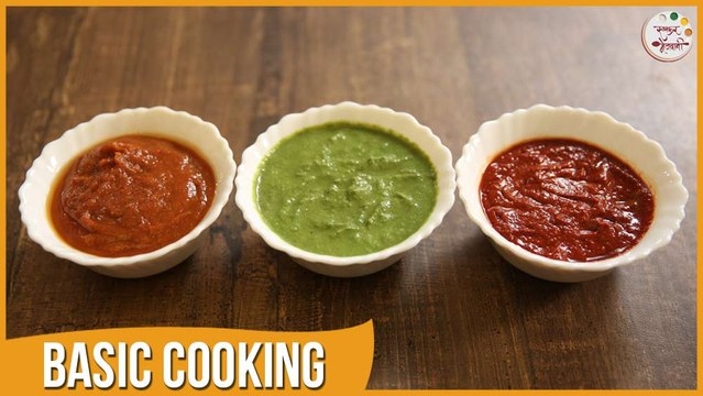 How To Make Chutney For Chaat | Sev Puri, Pani Puri | Basic Cooking | Recipe by Archana in Marathi