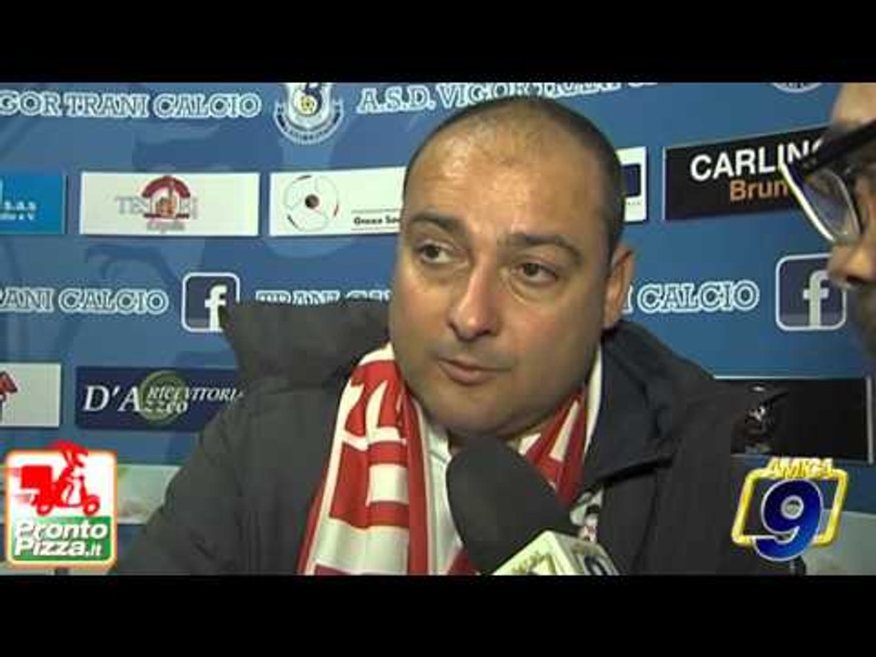Vigor Trani - Barletta 1-2 | Post Gara Massimo Pizzulli - Allentaroe Barletta