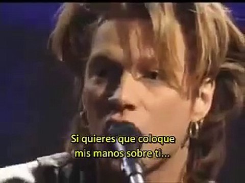 Bon Jovi - Lay your hands on me subtitulos castellano