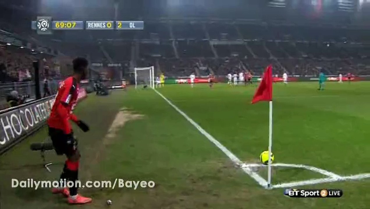 All Goals HD - Rennes 2-2 Lyon - 13-03-2016