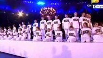 John Lennon and Pele London 2012 Olympic Games closing ceremony