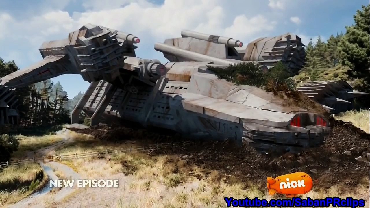 Power Rangers Super Dino Charge Ep 5 Roar of the Red Ranger Opening Scene