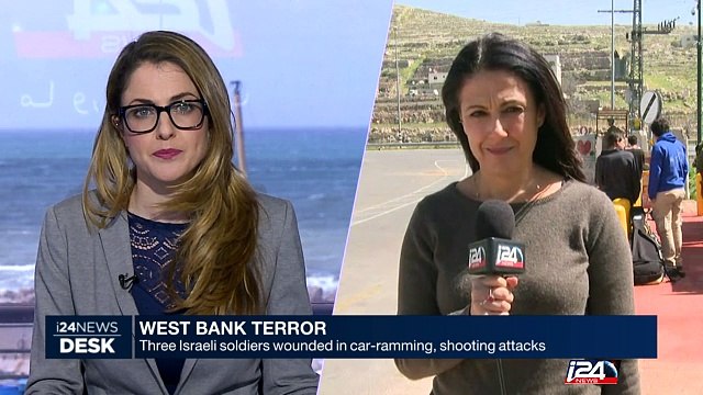 Three Israelis soldiers wounded in car-ramming, shootings attack