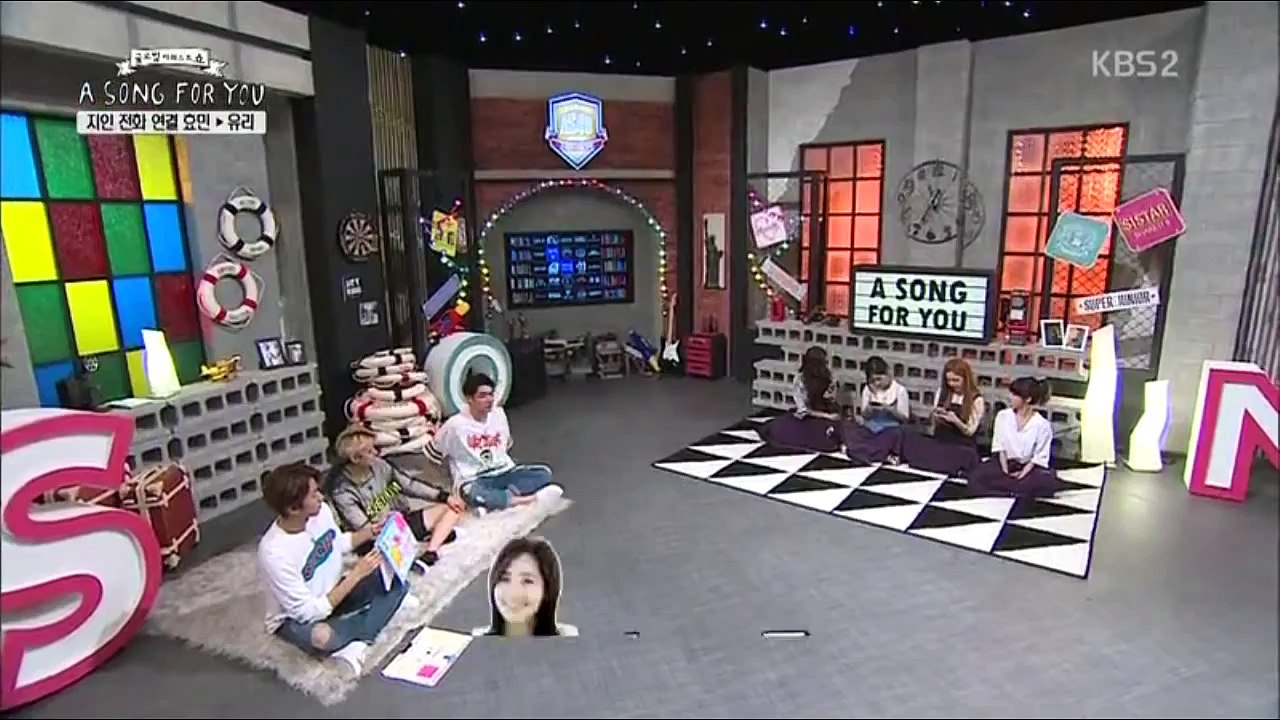어송포유 티아라 효민 소녀시대 유리와 전화 스피드 퀴즈