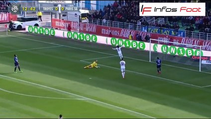 Les 9 buts de la rencontre opposant PSG à Troyes