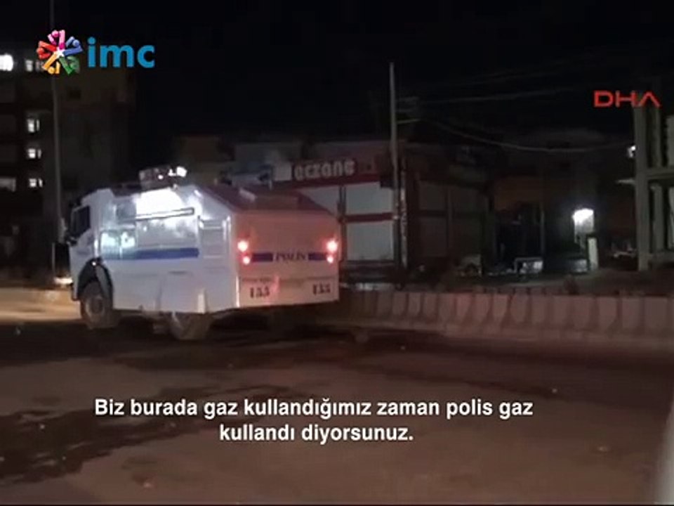 Cizre'de ilginç polis anonsu (16 Mart 2014)