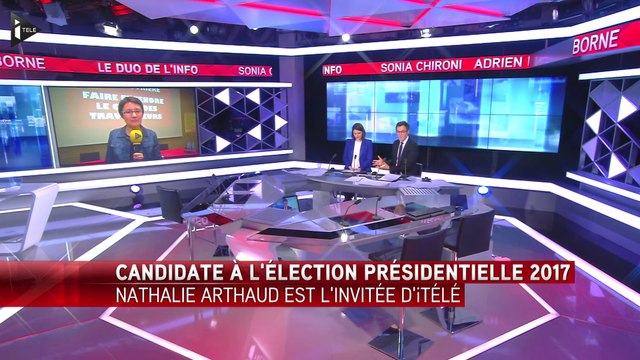 Nathalie Arthaud (LO) est candidate à la présidentielle de 2017