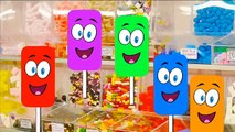 Lolly Ice Sweet Candy Finger Family Animation Nursery Rhyme Song with Surprise Eggs For Ki