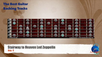 Stairway To Heaven - Guitar Backing Track with scale chart