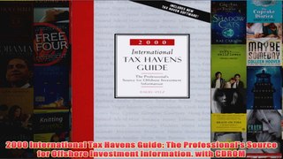 Download PDF  2000 International Tax Havens Guide The Professionals Source for Offshore Investment FULL FREE