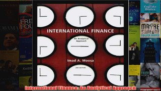 Download PDF  International Finance An Analytical Approach FULL FREE