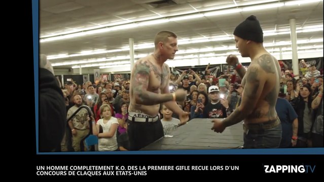 Un homme K.O. lors d'un concours de gifles extrêmement violent aux Etats-Unis (vidéo)