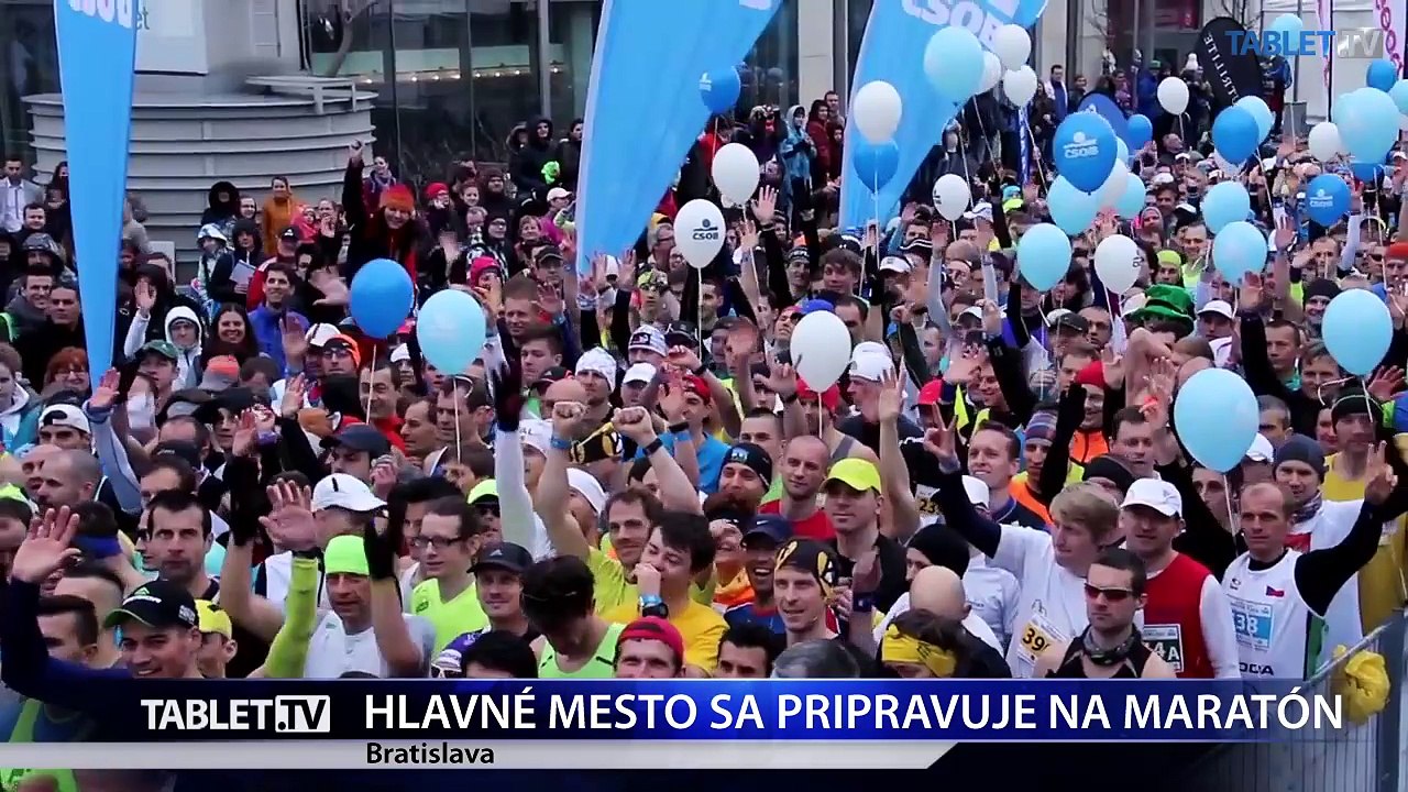 Hlavné mesto sa pripravuje na rekordný počet bežcov maratónu