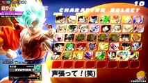 Dragon Ball Zenkai Battle Royale: All Character in Select Screen【FULL HD】