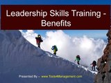Leadership Skills Training - Benefits