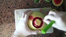 How to make a beautiful rose in watermelon - By J.Pereira - Arte Carving. HD